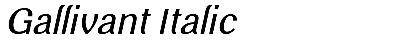 Gallivant Italic